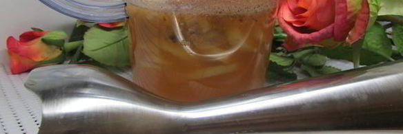 апельсиново-банановый смузи с миндалем