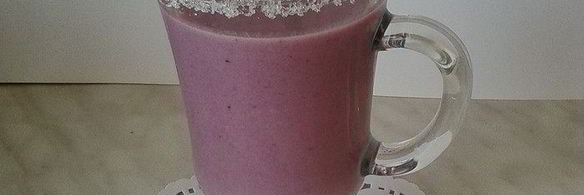 бананово-черничный смузи