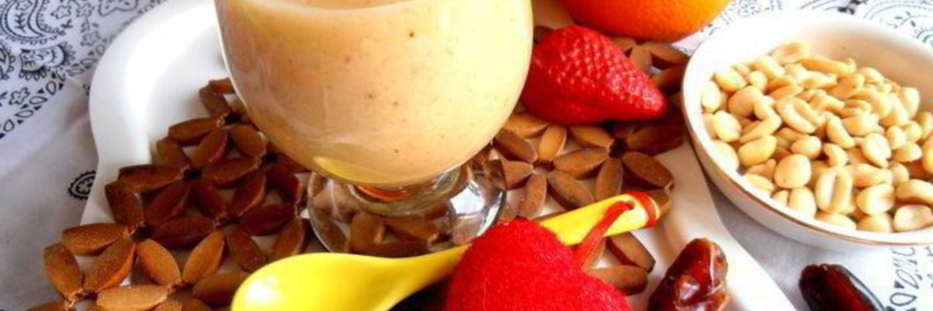 Банановый смузи с карамельным вкусом