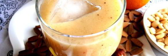 банановый смузи с карамельным вкусом