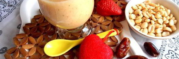 банановый смузи с карамельным вкусом