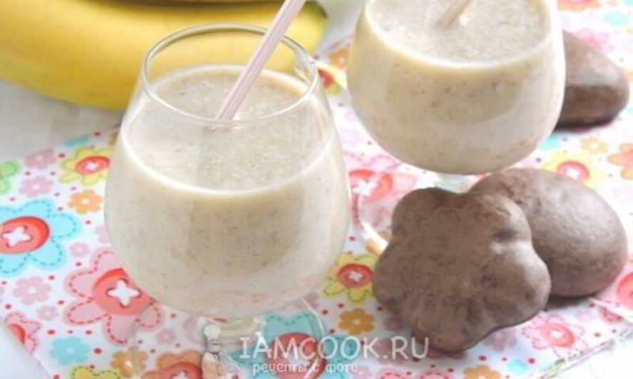 Рецепт бананового смузи
