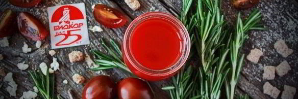 белковый смузи с томатами и хрустящими отрубями