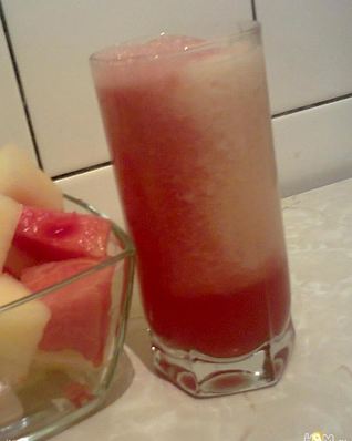 Дынно-арбузный смузи Столбики