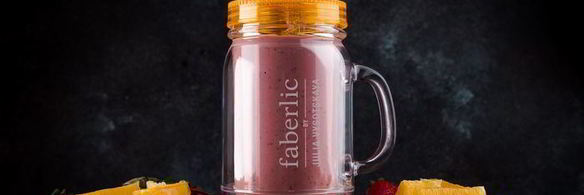 фруктово-творожный смузи с семенами чиа