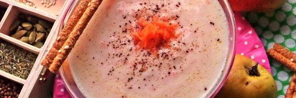 грушевый смузи с морковью