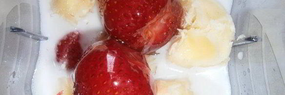 кокосовый смузи с овсяными хлопьями