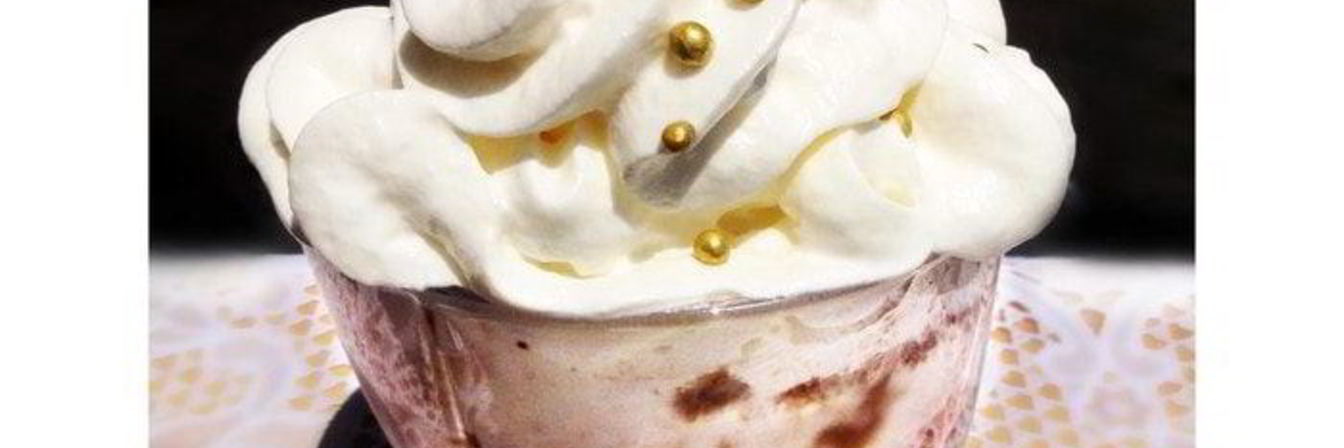 Ледяной банановый смузи Кофейный восторг