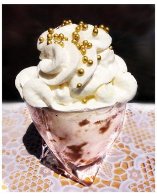 Ледяной банановый смузи Кофейный восторг