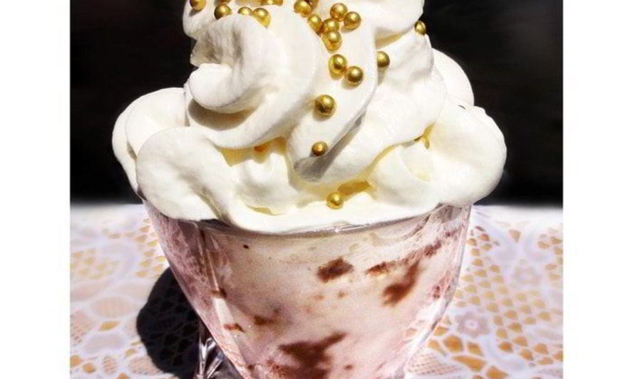 Рецепт ледяного бананового смузи кофейный восторг