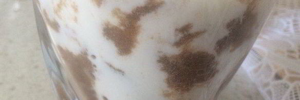 ледяной банановый смузи кофейный восторг