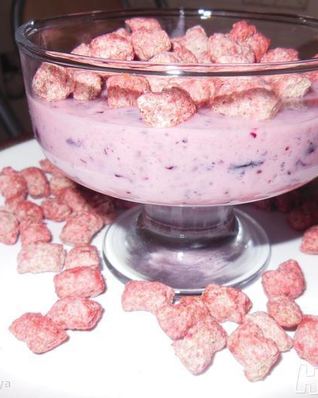 Смородиновый смузи с отрубями