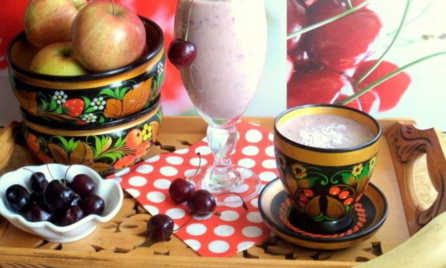 Рецепт смузей черешенка