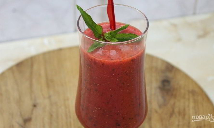 Рецепт смузей из клубники