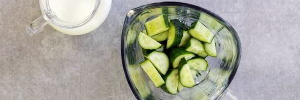 смузи из огурца и кефира