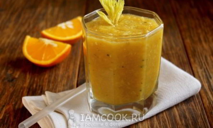 Рецепт смузей из сельдерея и апельсина
