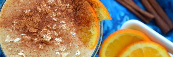 смузи с апельсином и бананом