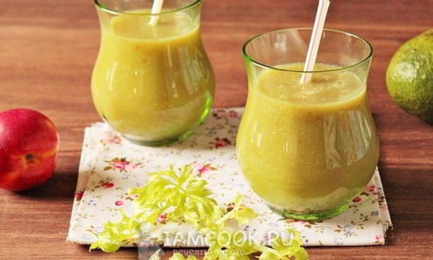 Рецепт смузей с авокадо и сельдереем