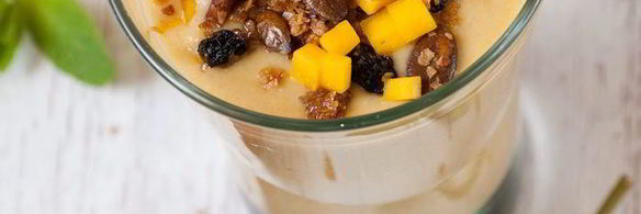 смузи с бананом и манго