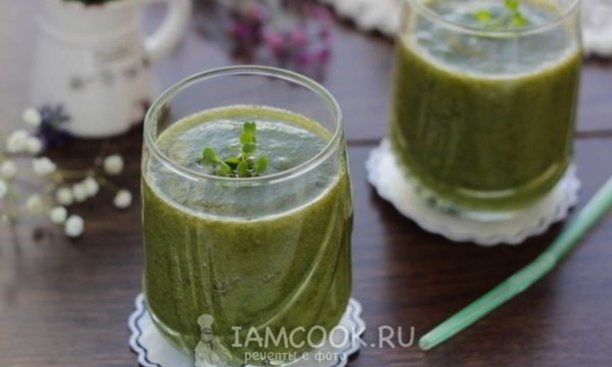 Рецепт смузей с грушей и шпинатом