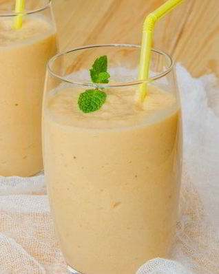 Смузи с хурмой и бананом