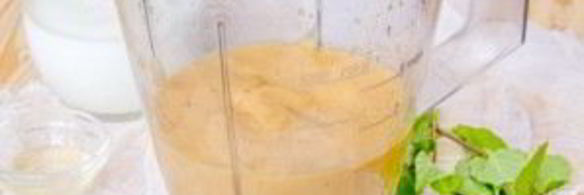 смузи с хурмой и бананом