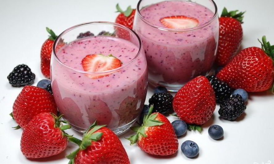 Рецепт смузей с мороженым