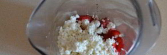 смузи с творогом и бананом