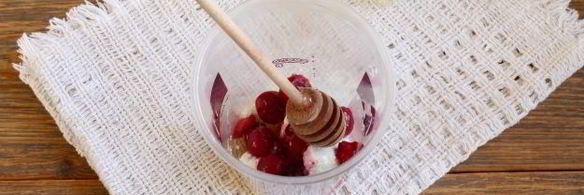 смузи с творогом, вишней и какао