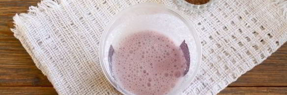 смузи с творогом, вишней и какао