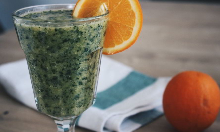 Рецепт смузей со шпинатом и апельсином