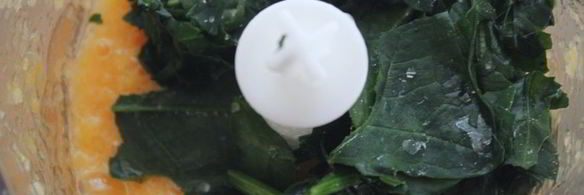 смузи со шпинатом и апельсином