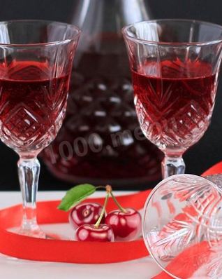 Вино из вишни без водки