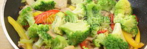 горячий салат с пармезаном