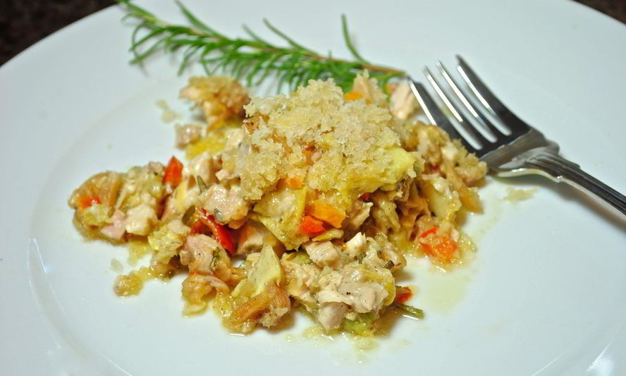 Рецепт итальянского салата с курицей