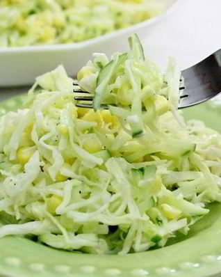 Капустный салат диетический