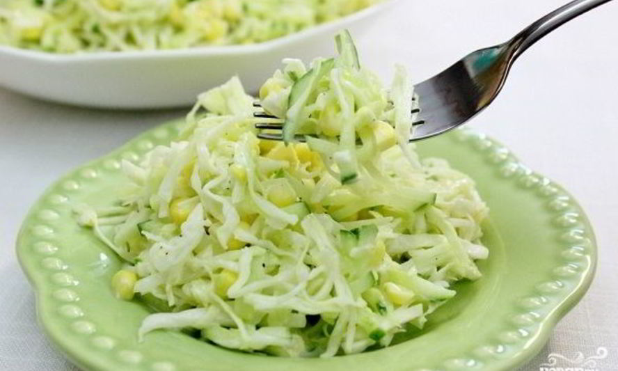 Рецепт капустного салата диетического