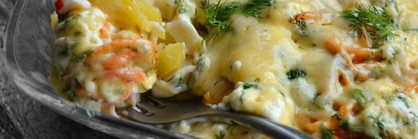 Горячий картофельный салат