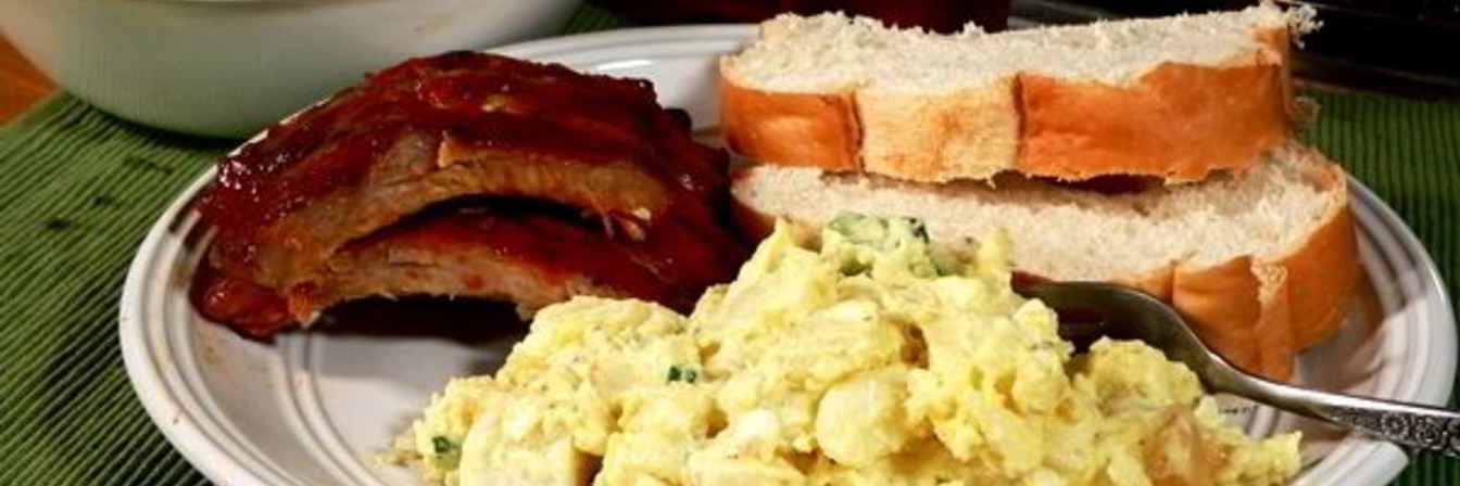 Картофельный салат на гарнир