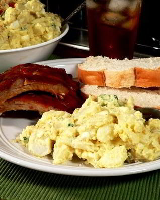 Картофельный салат на гарнир