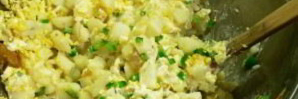 картофельный салат на гарнир