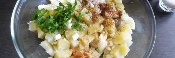 картофельный салат по-турецки