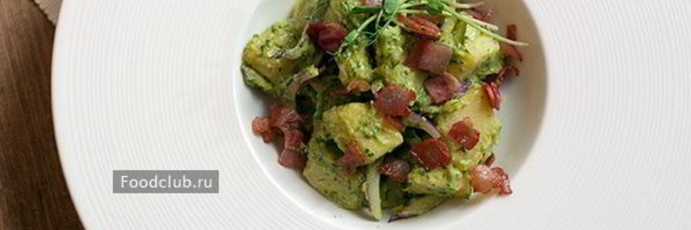 Картофельный салат с йогуртовым соусом