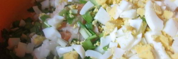 картофельный салат с квашенной капустой