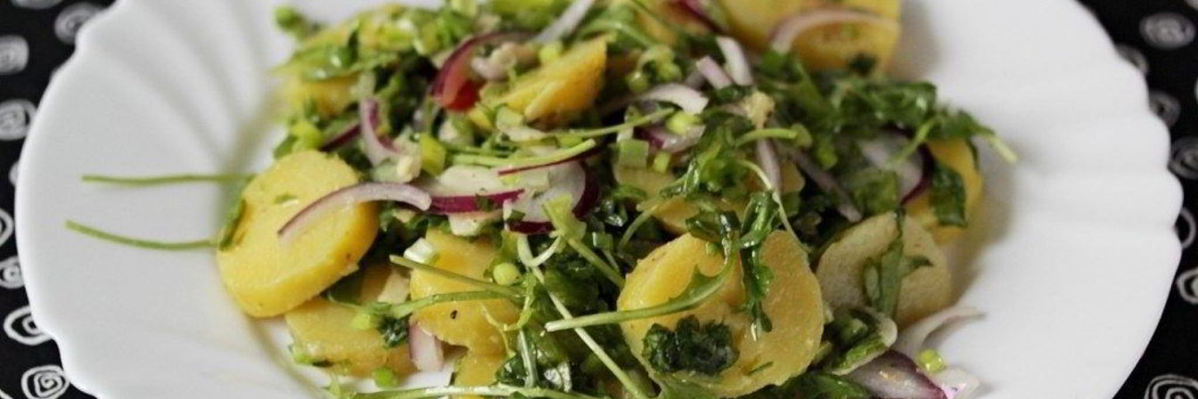 Картофельный салат с руколой