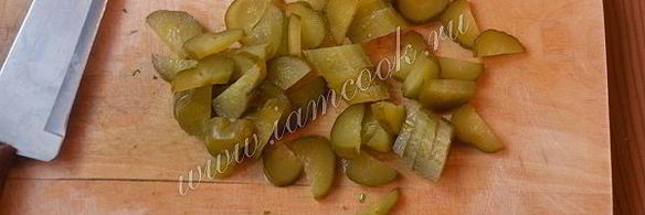 картофельный салат с щавелем