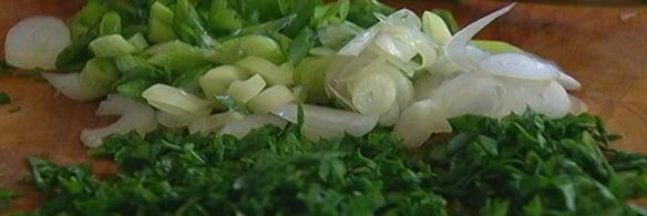 картофельный салат с восточными пряностями