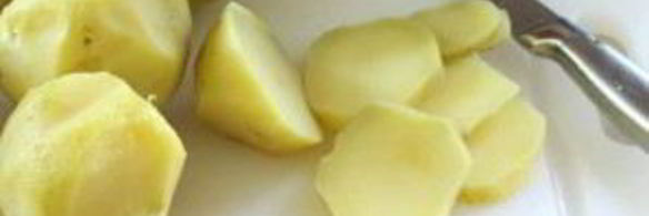 салат из картофеля и лука