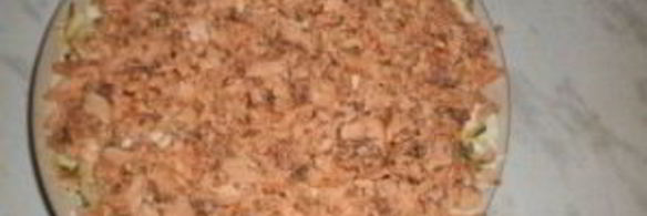 салат из картофеля с копченой горбушей