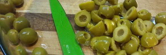 салат из картофеля с оливками